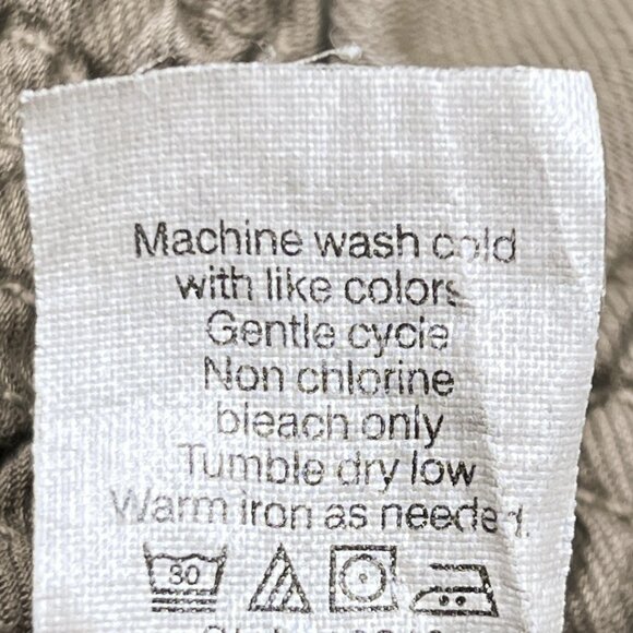 J. Crew Linen Sidewalk Skirt Paperbag Mini in Khaki Camel Size 2 - Picture 5 of 5